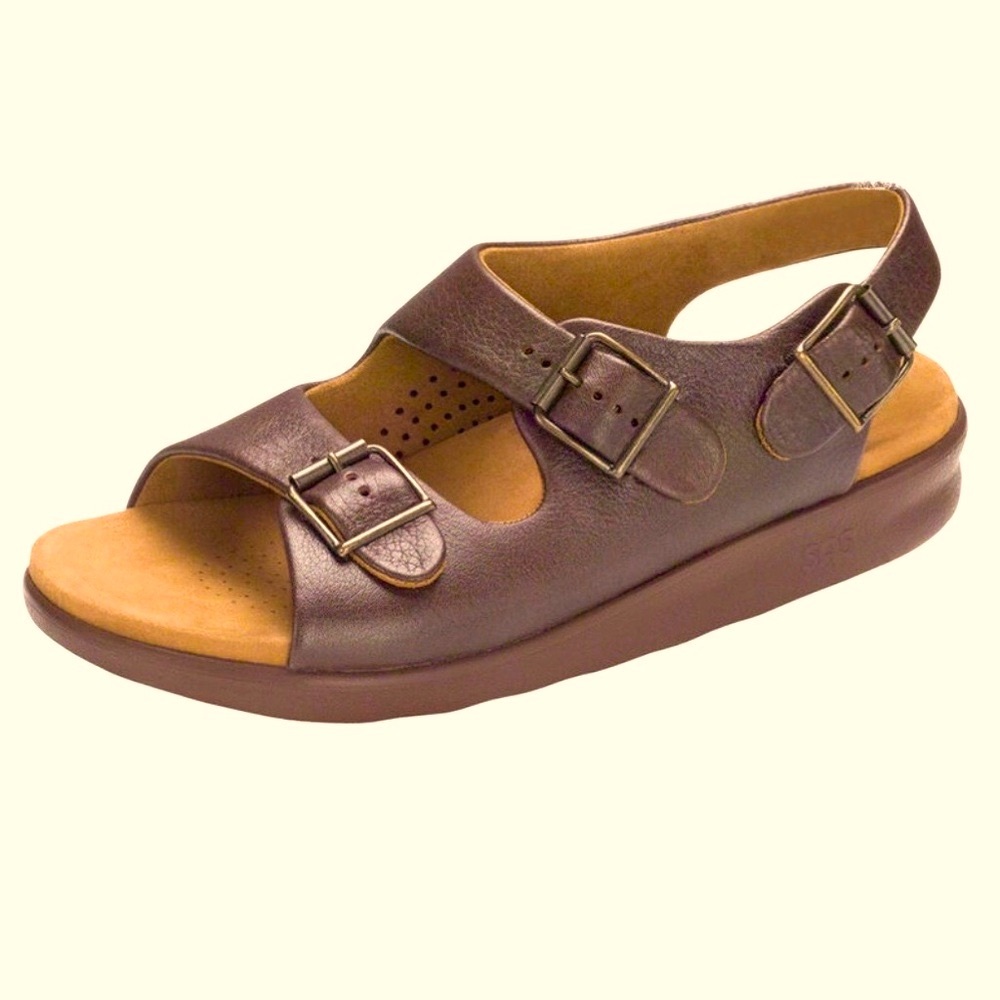 Men’s SAS Brown Leather Bravo Sandals-San Antonio Shoes- Made in USA Brand New!